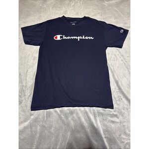 Champion Mens Size M Blue Short Sleeve T Shirt